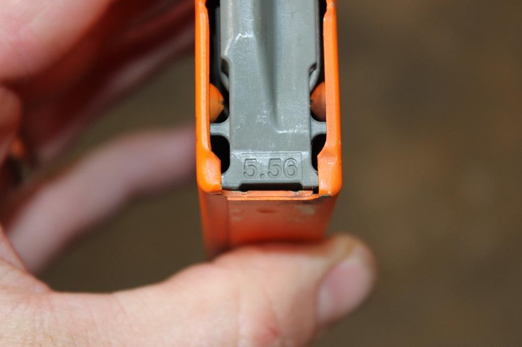(3) Orange AR-15 MAGAZINES - 6