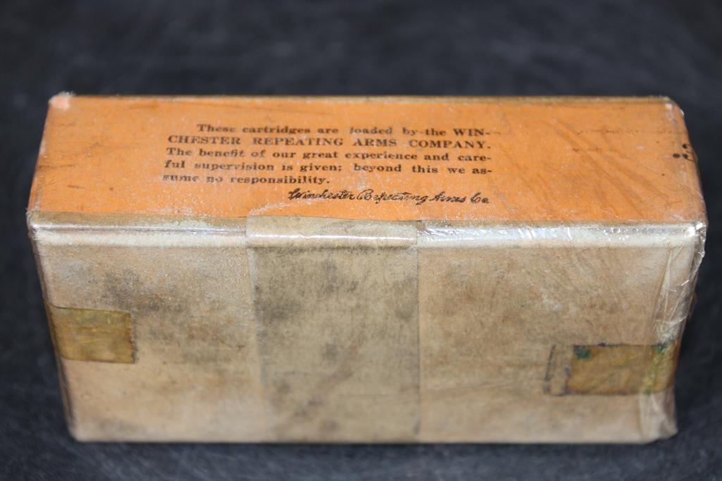 Full Sealed Box of 50 *Antique (circa 1921)* Winchester Repeating Arms Co .38 Short Rim Fire RIFLE - 8