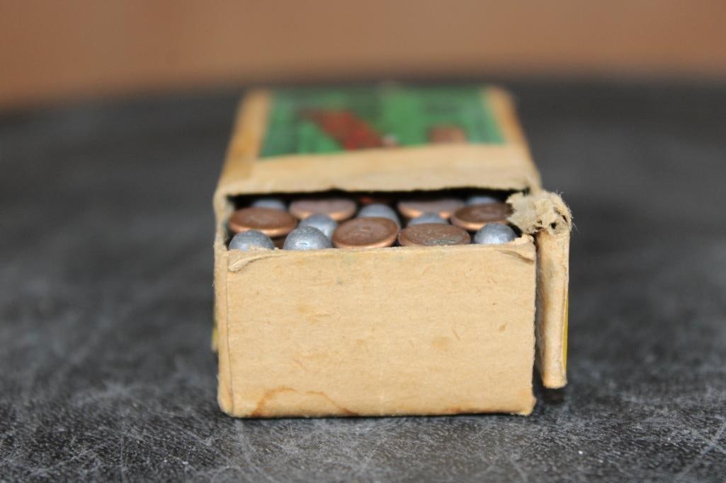 50 Original *Antique-1908* Winchester Repeating Arms Co .22 Short "Rifle Smoke" Target CARTRIDGES - 6