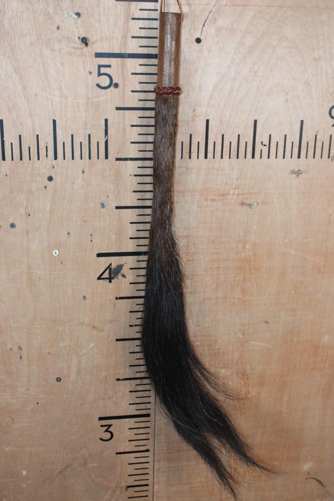 SABLE Tail Swatter with a Wooden Handle - 4