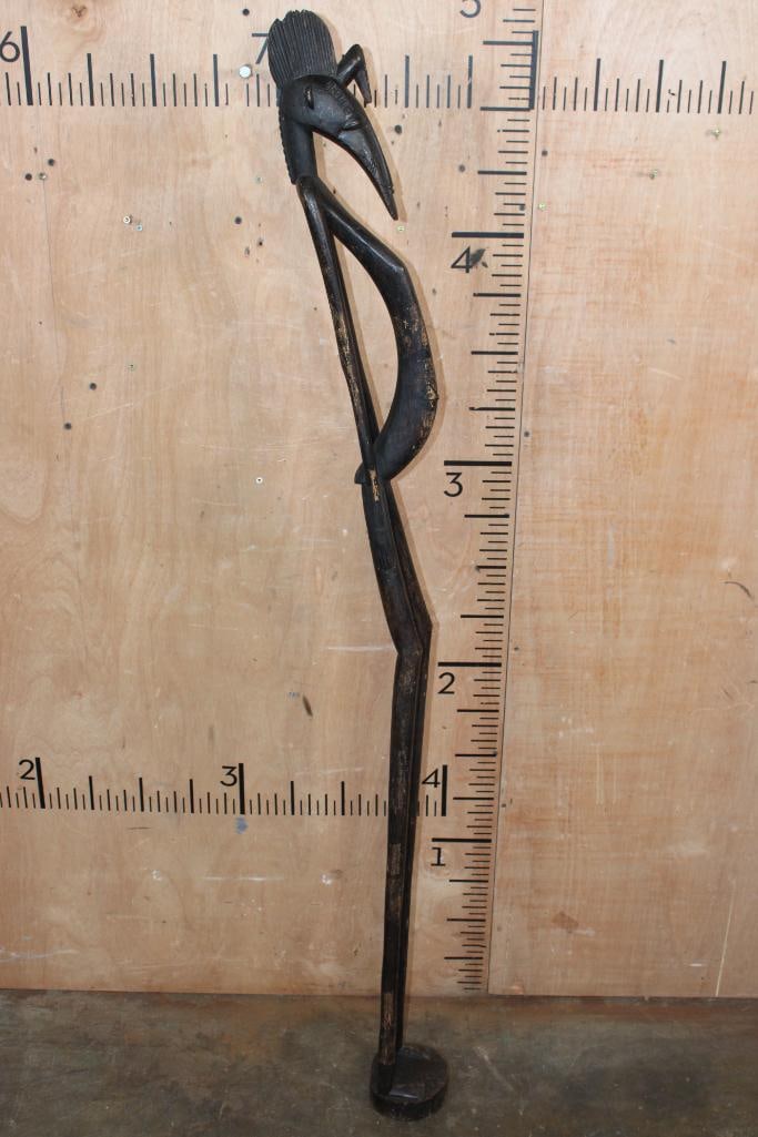 Hand-carved African Hardwood Senufo Rhythum Pounder SCULPTURE from the Ivory Coast or Mali - 2