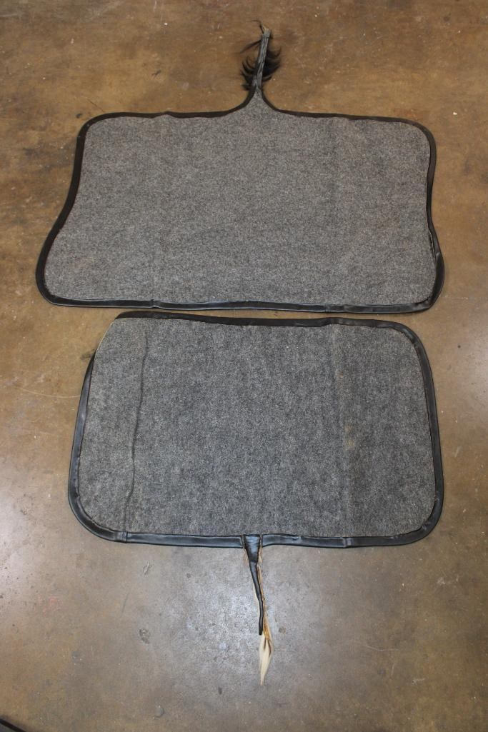 (1) RED HARTEBEEST Back Hide Rug and (1) IMPALA Back Hide Rug - 5