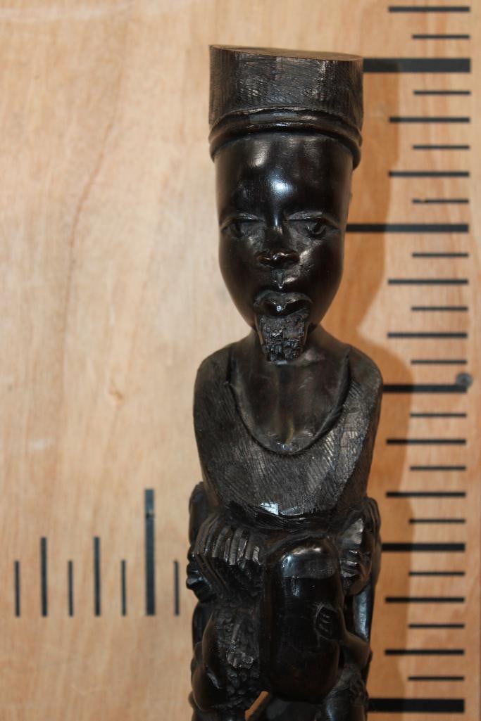 Hand-carved Makonde African "Tree of Life" (Ujamaa) Wood Sculpture from Kenya - 2
