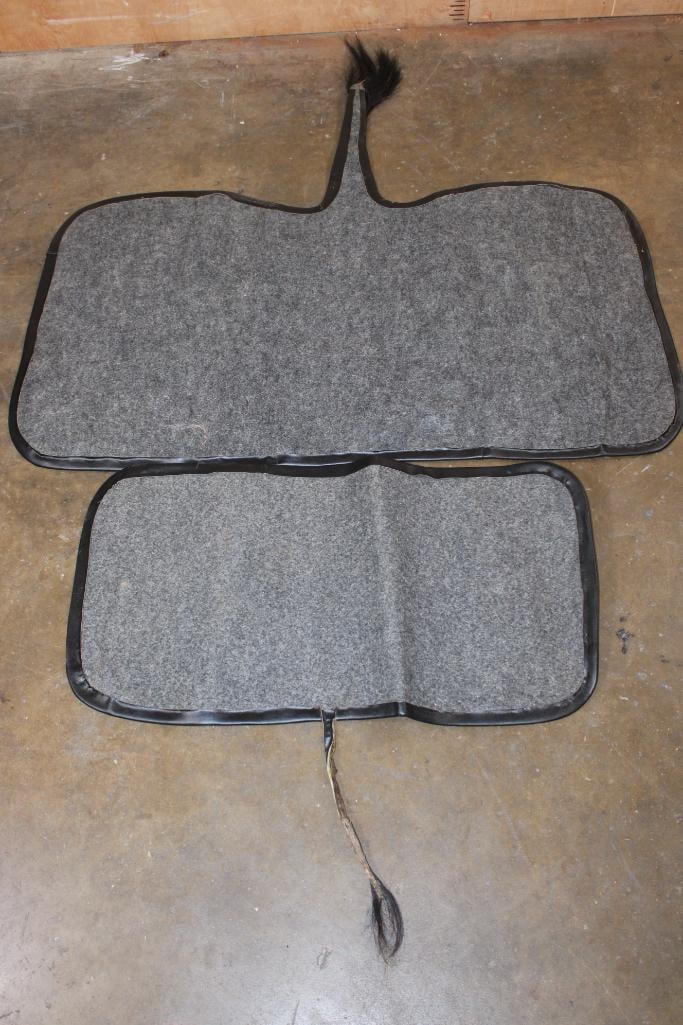 (1) GEMSBOK Back Hide Rug and (1) WARTHOG Back Hide Rug - 4