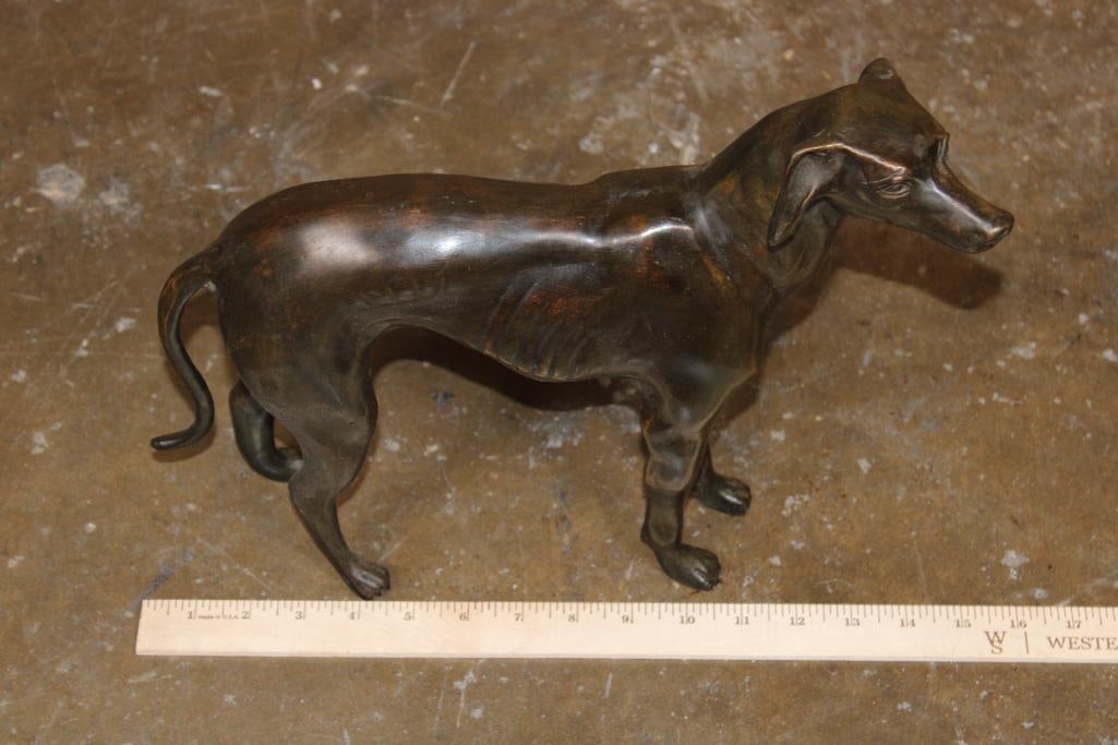 Bronze GREYHOUND Dog Sculpture - 5