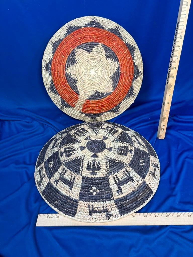 (2) Hand-woven Southwestern Style BASKETS - 2