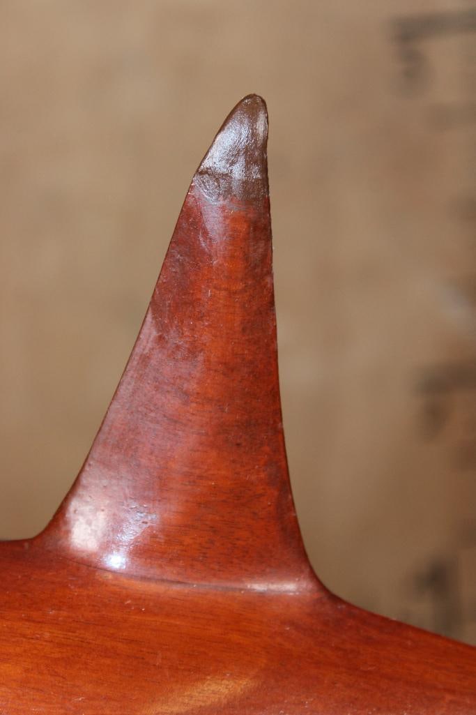 Hand-carved Wood ORCA or KILLER WHALE Sculpture No. #4 by Walt Jacobsen - 3