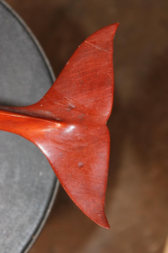 Hand-carved Wood ORCA or KILLER WHALE Sculpture No. #4 by Walt Jacobsen - 4