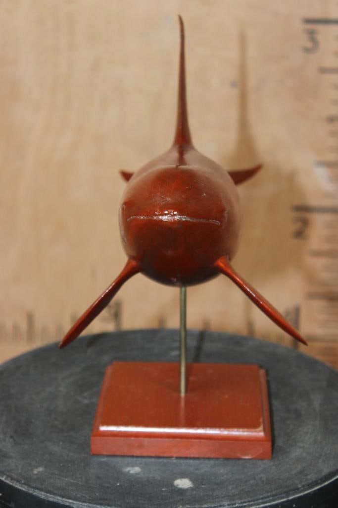 Hand-carved Wood ORCA or KILLER WHALE Sculpture No. #4 by Walt Jacobsen - 5