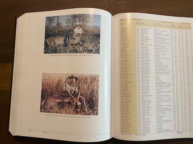 Leather Bound "SCI Record Book of Big Game Animals Edition X111, Volume 1 (Africa Edition)" - 5