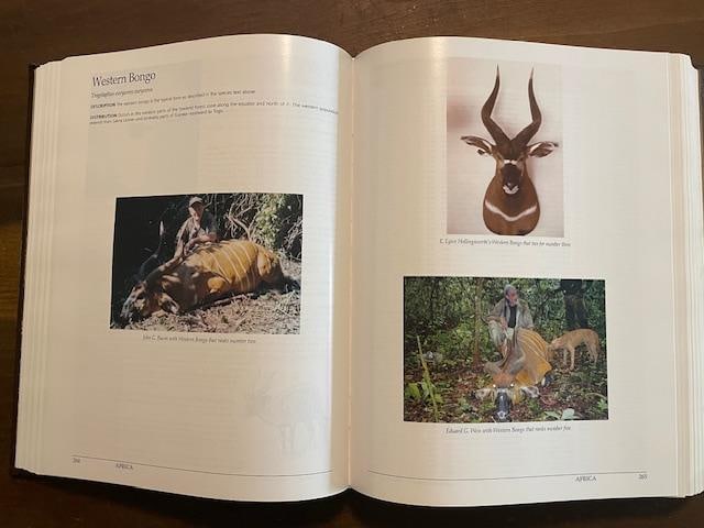 Leather Bound "SCI Record Book of Big Game Animals Edition X111, Volume 1 (Africa Edition)" - 6