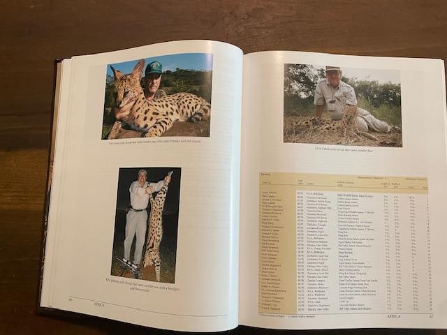 Leather Bound "SCI Record Book of Big Game Animals Edition X111, Volume 1 (Africa Edition)" - 7