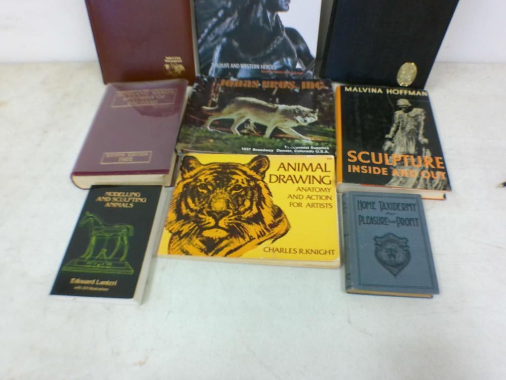 (9) Art, Taxidermy, and Record BOOKS - 3