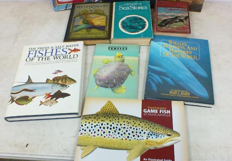 (11) Historic Sea Stories, Whale Stories, Art and Fish BOOKS - 3