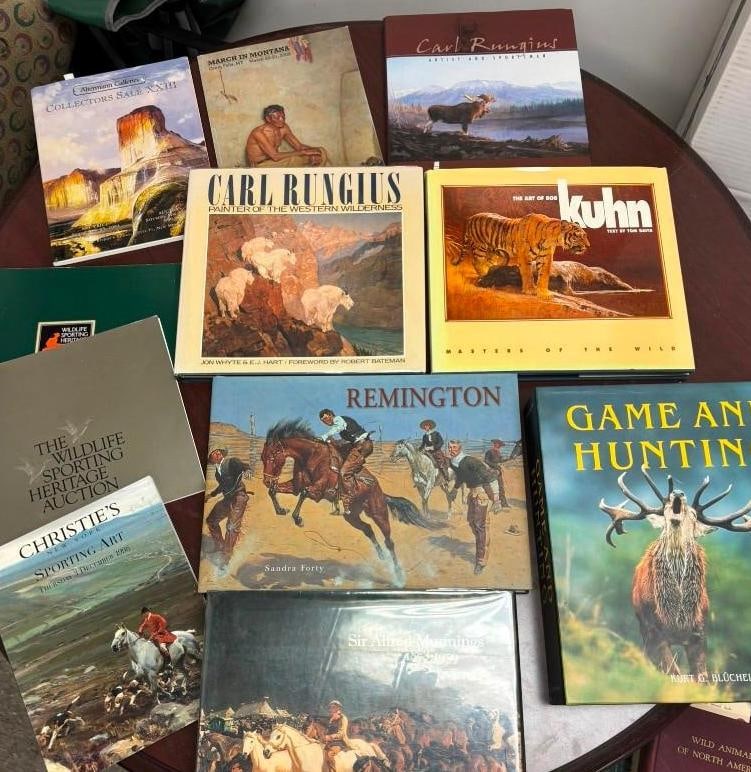 (12) Collectible Art, Western, Hunting, Auction, and Wilderness BOOKS - 2