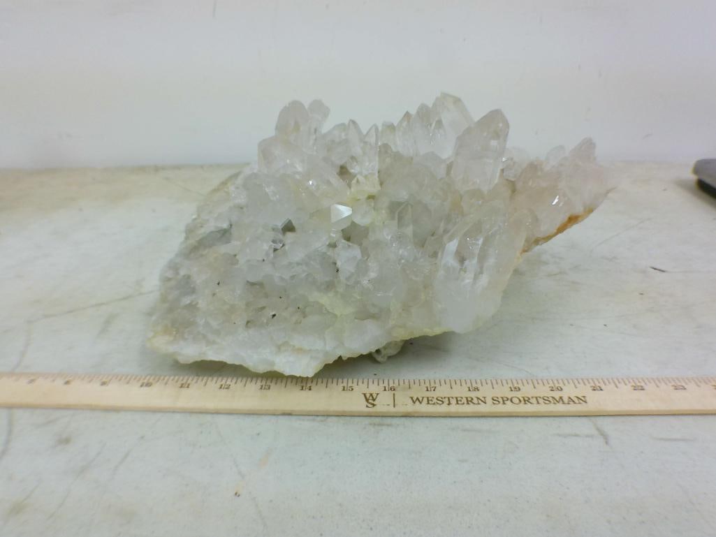 Natural Arkansas Clear QUARTZ Crystal Cluster Specimen (1 of 3)