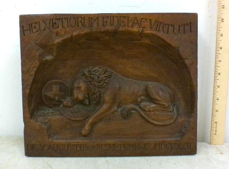 (3) Hand-carved Decorative Wood Wall and Shelf Decor - 2