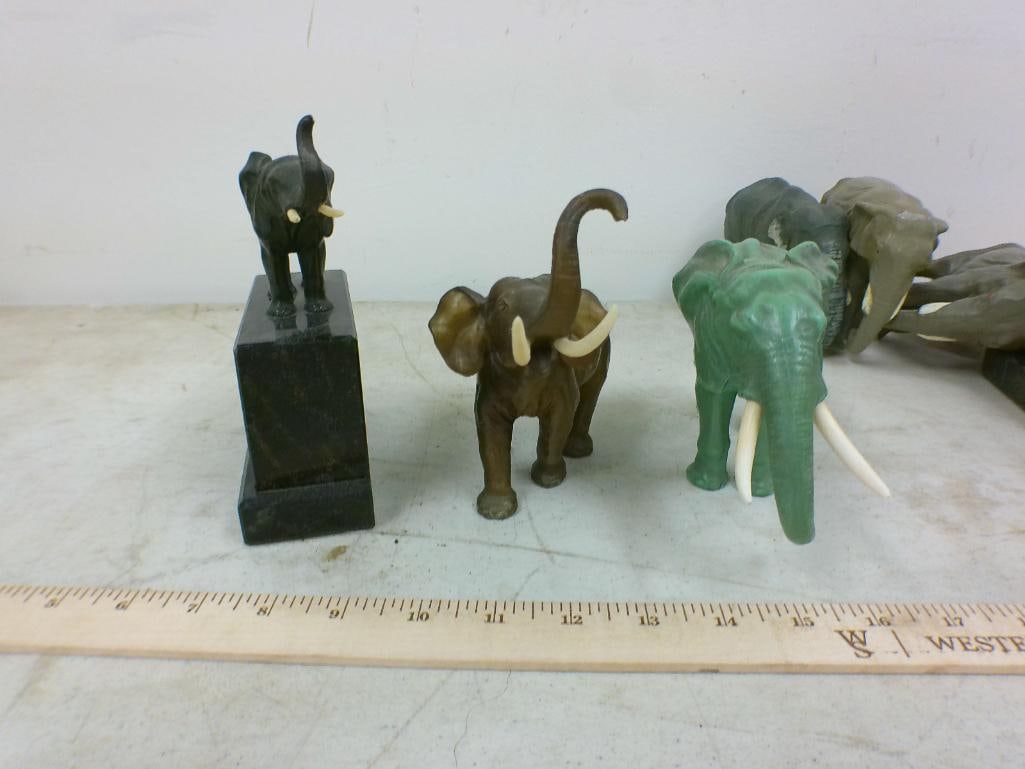 (10) Assorted ELEPHANT Figurines - 2