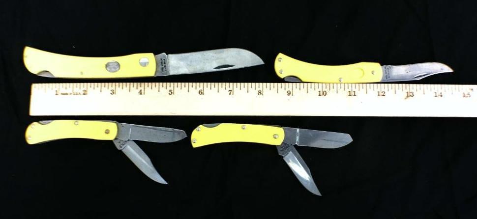 (4) Moore Maker POCKET KNIVES - 2