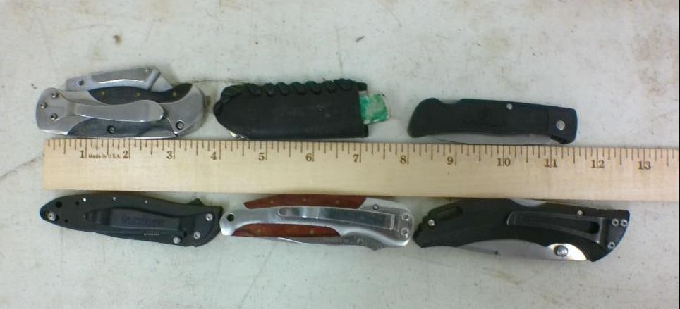 (6) Assorted Stainless Steel Folding KNIVES - 2