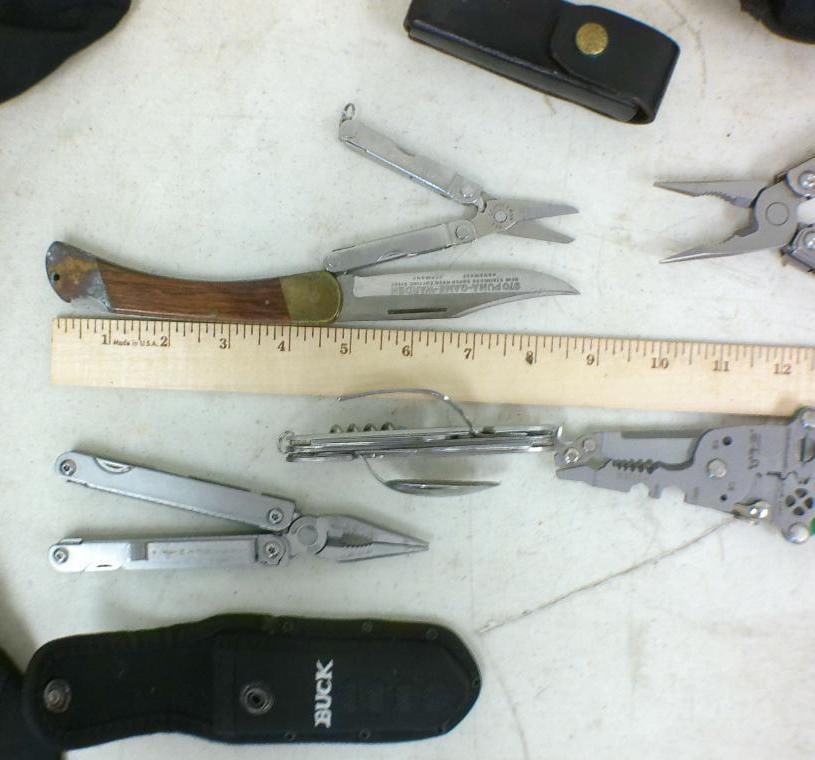 (6) Assorted MULTI-TOOLS and (1) Pocket KNIFE - 3