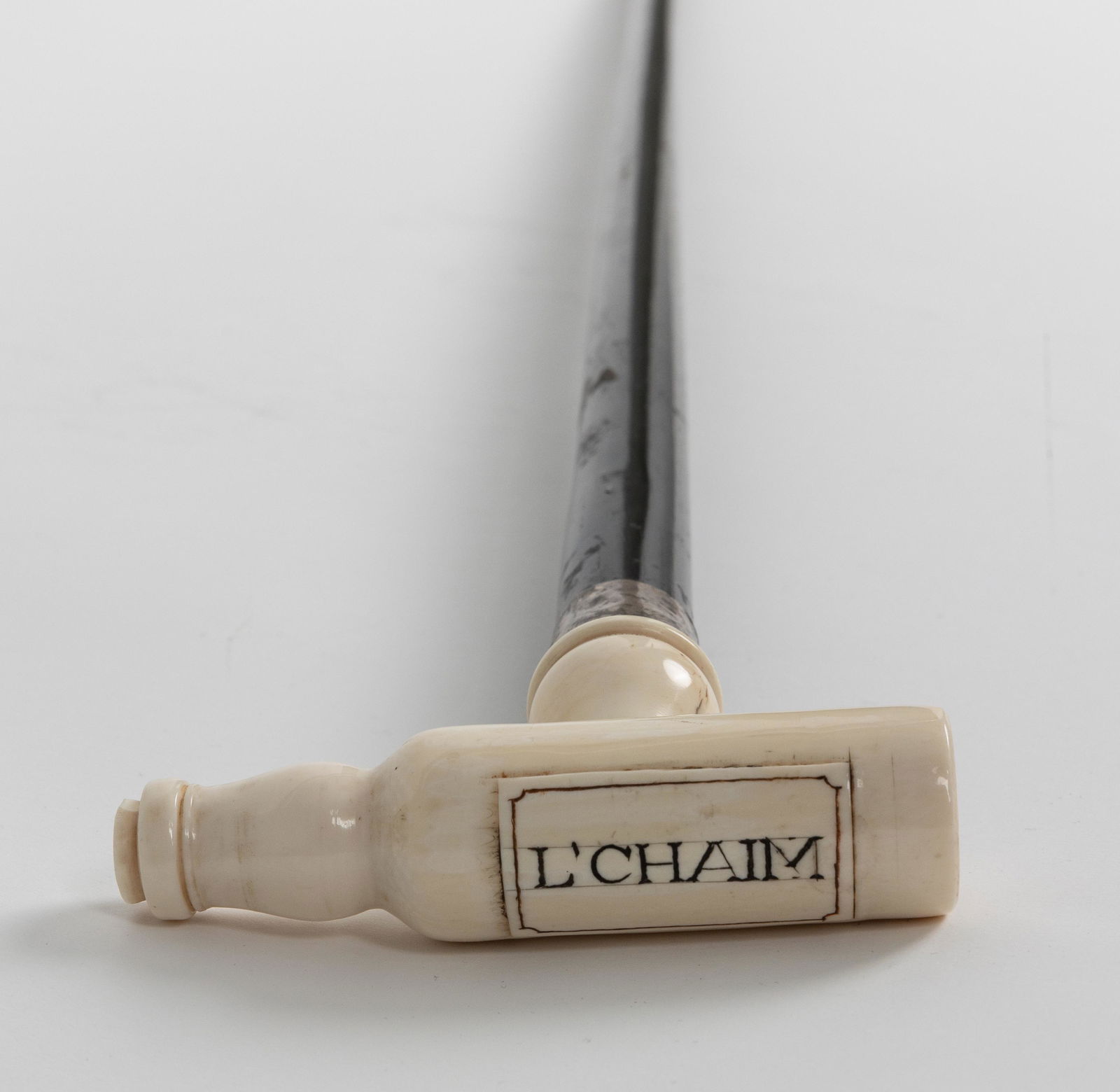 English Walking Stick with Bottle Opener – "L'Chaim"! (1 of 2)