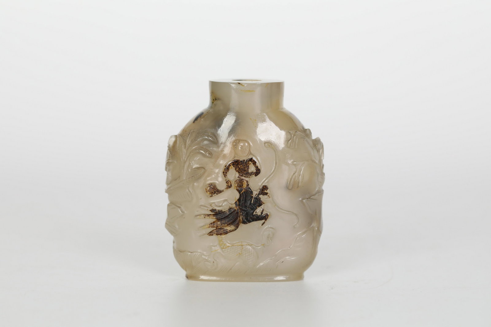 19TH agate snuff bottle