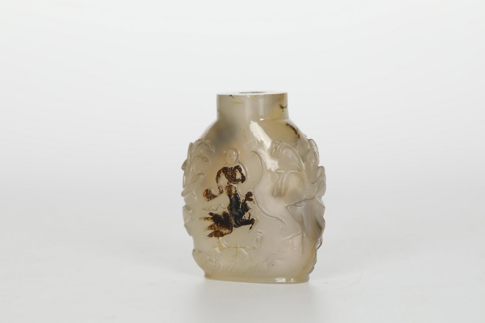 19TH agate snuff bottle - 2
