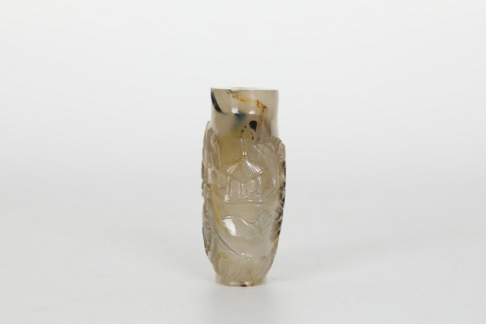 19TH agate snuff bottle - 4