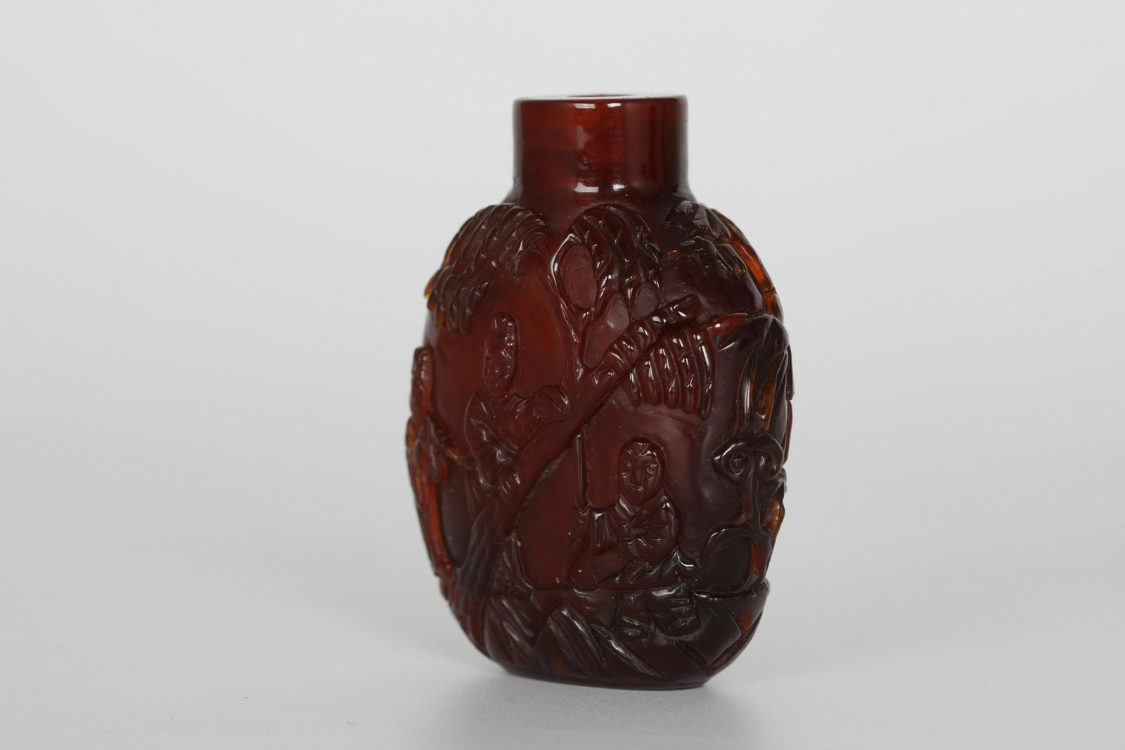 18TH Amber snuff bottle - 2