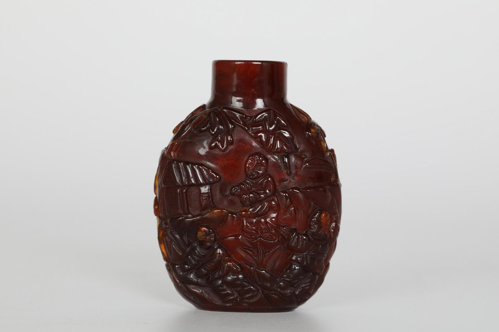 18TH Amber snuff bottle - 3