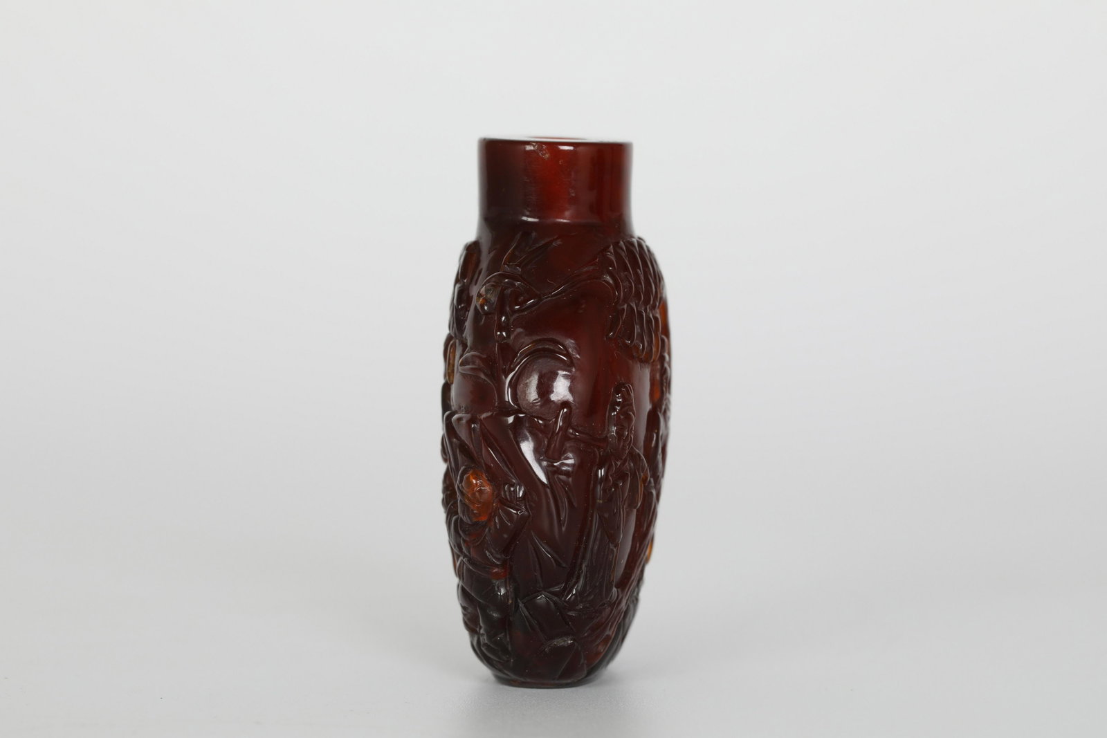 18TH Amber snuff bottle - 4