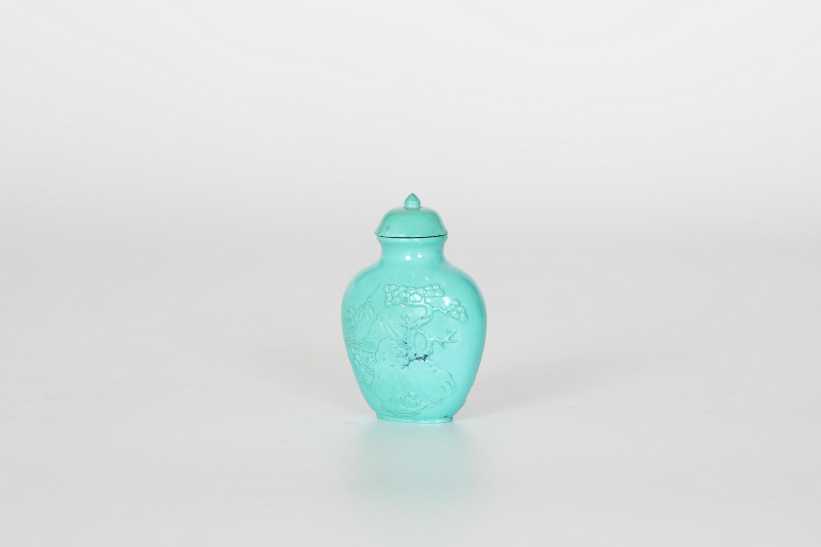 19TH Turquoise snuff bottle - 2