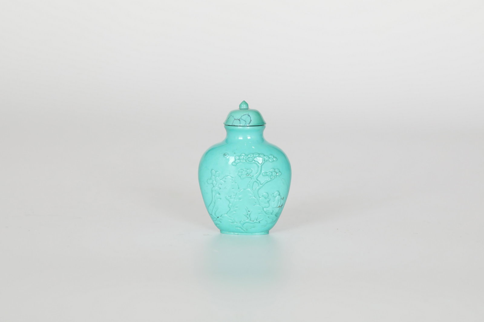 19TH Turquoise snuff bottle - 3