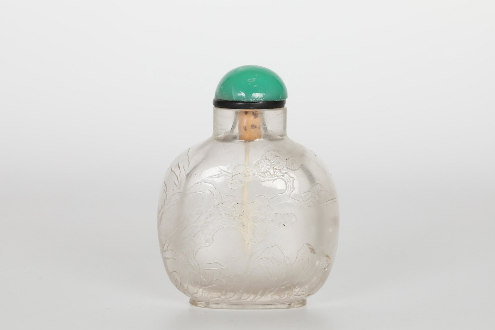 19TH Crystal snuff bottle