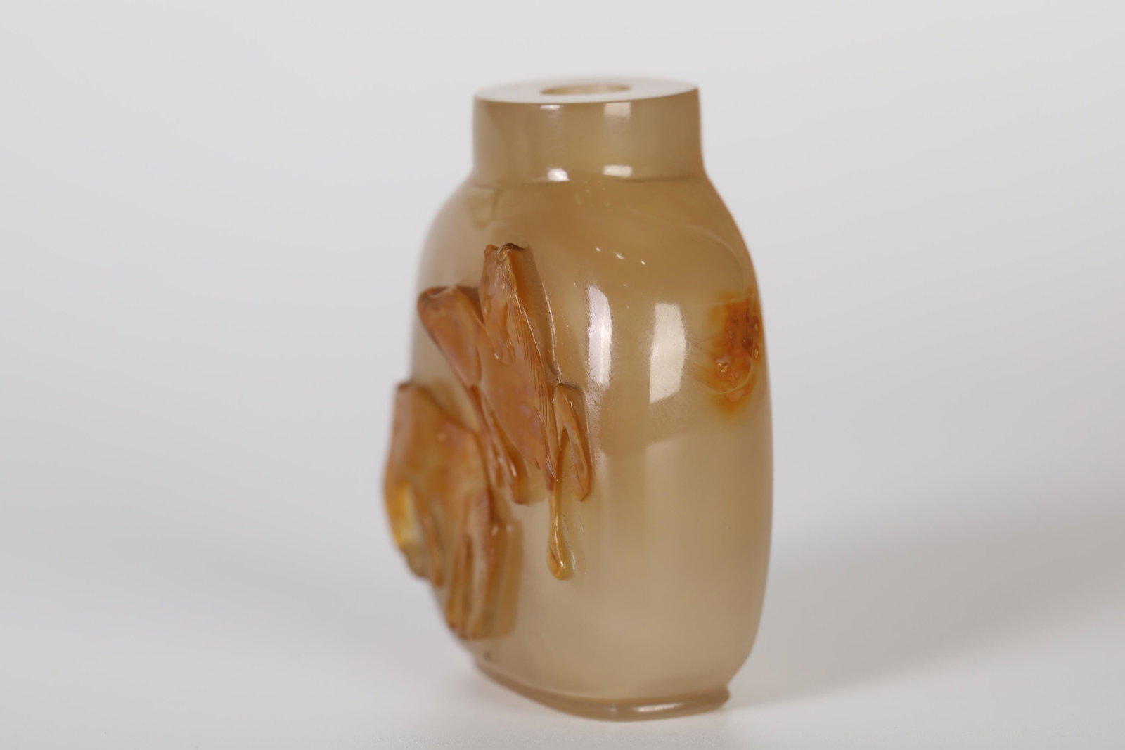 19TH Agate snuff bottle - 2