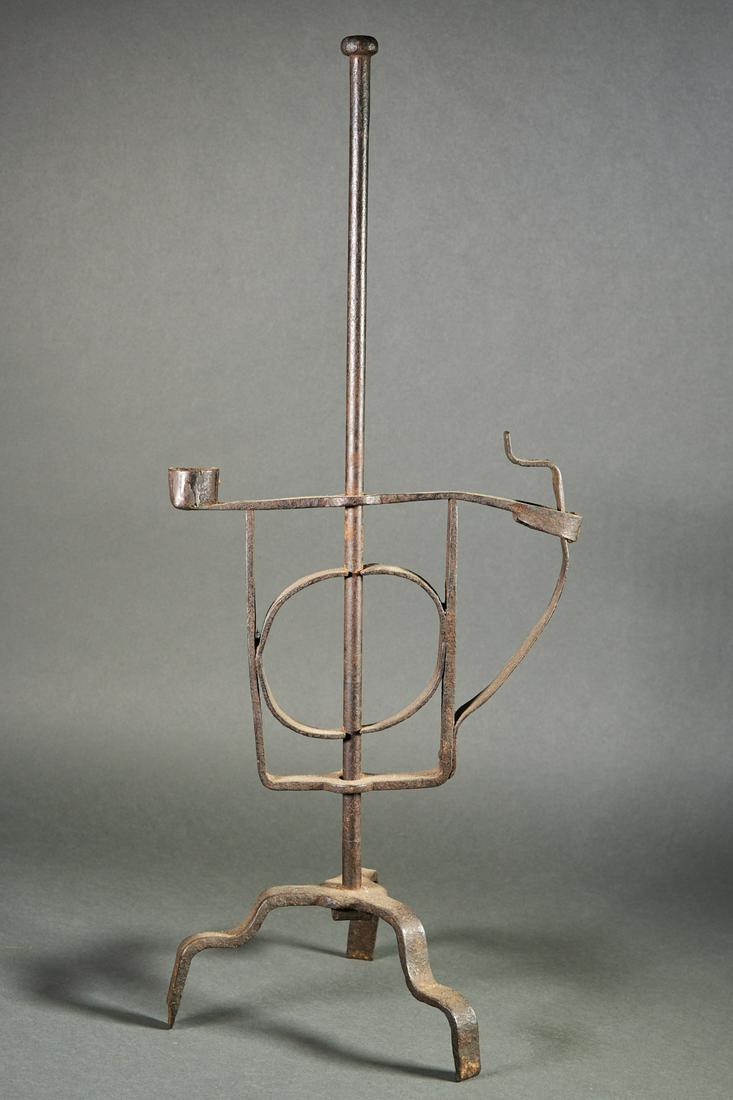 Cast Iron Candle Holder 18th C. (1 of 1)