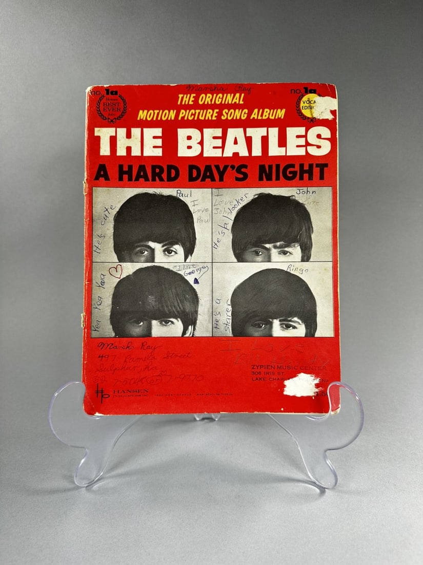 1964 The Beatles – A Hard Day’s Night Original Motion Picture Song Album (Vocal Edition) (1 of 3)