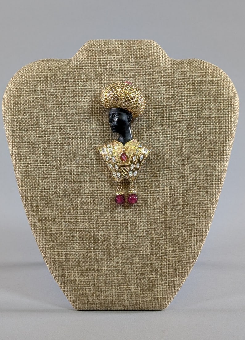 Christian Dior Blackamoor Brooch Vintage (1 of 4)