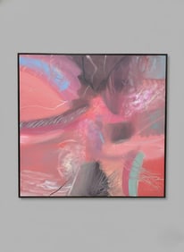 Lamar Briggs, Large Scale, Contemporary Abstract Painting China Lake No. 21