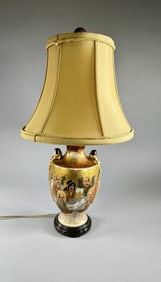 Antique Satsuma Lamp