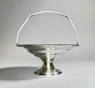Sterling Silver Footed Basket