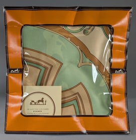 Hermès Silk Scarf "Washington's Carriage" in Original Packaging
