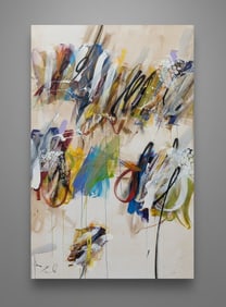 John Ross Palmer Piece from the Escapism Series Abstract Expressionist Painting