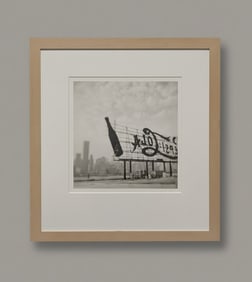 Dirk McDonnell Untitled Pepsi Cola Framed Cityscape Photograph