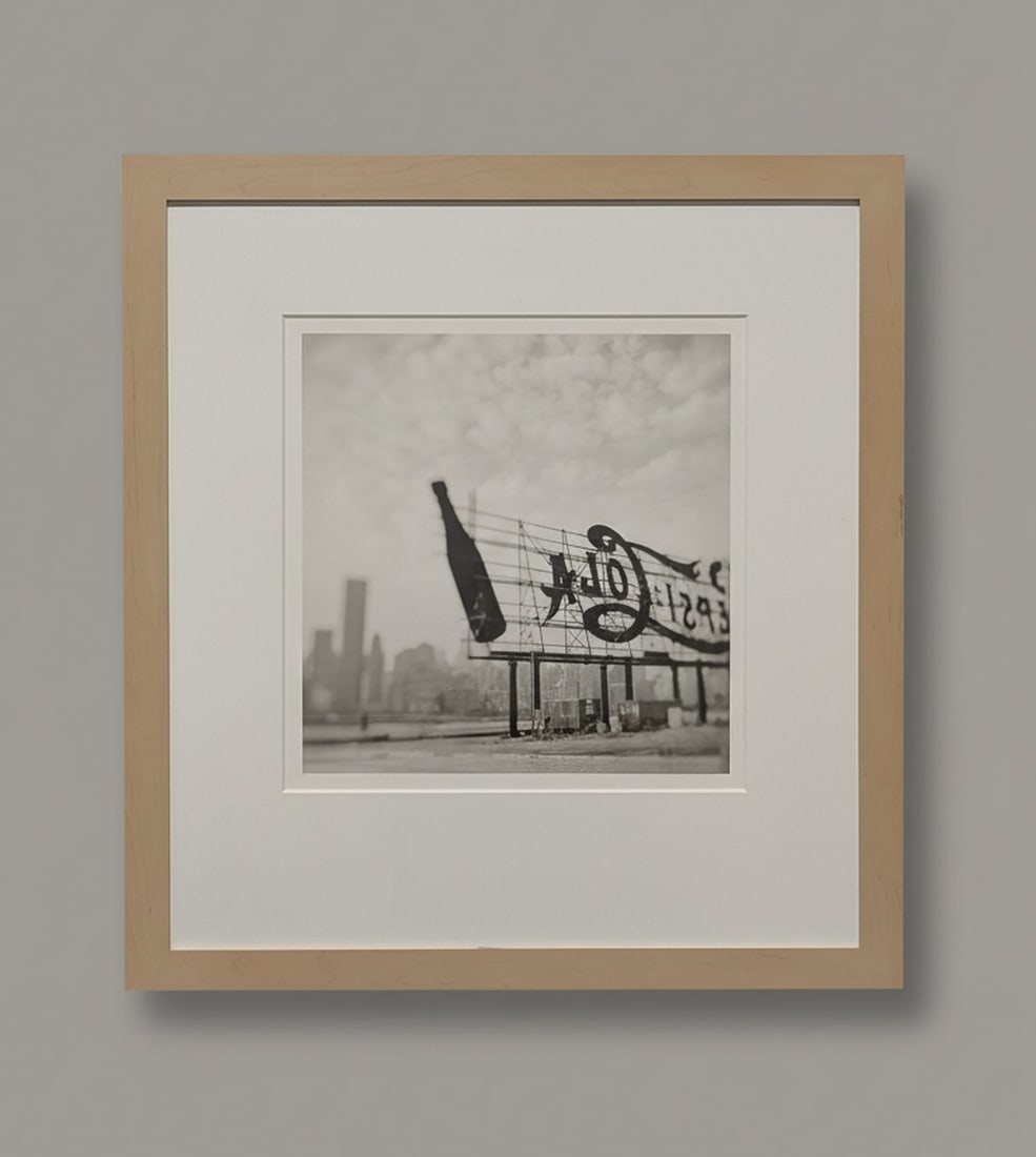 Dirk McDonnell Untitled Pepsi Cola Framed Cityscape Photograph (1 of 3)