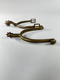 Antique Brass Riding Spurs