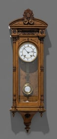 19th century Vienna Regulator Antique Wall Regulator Clock