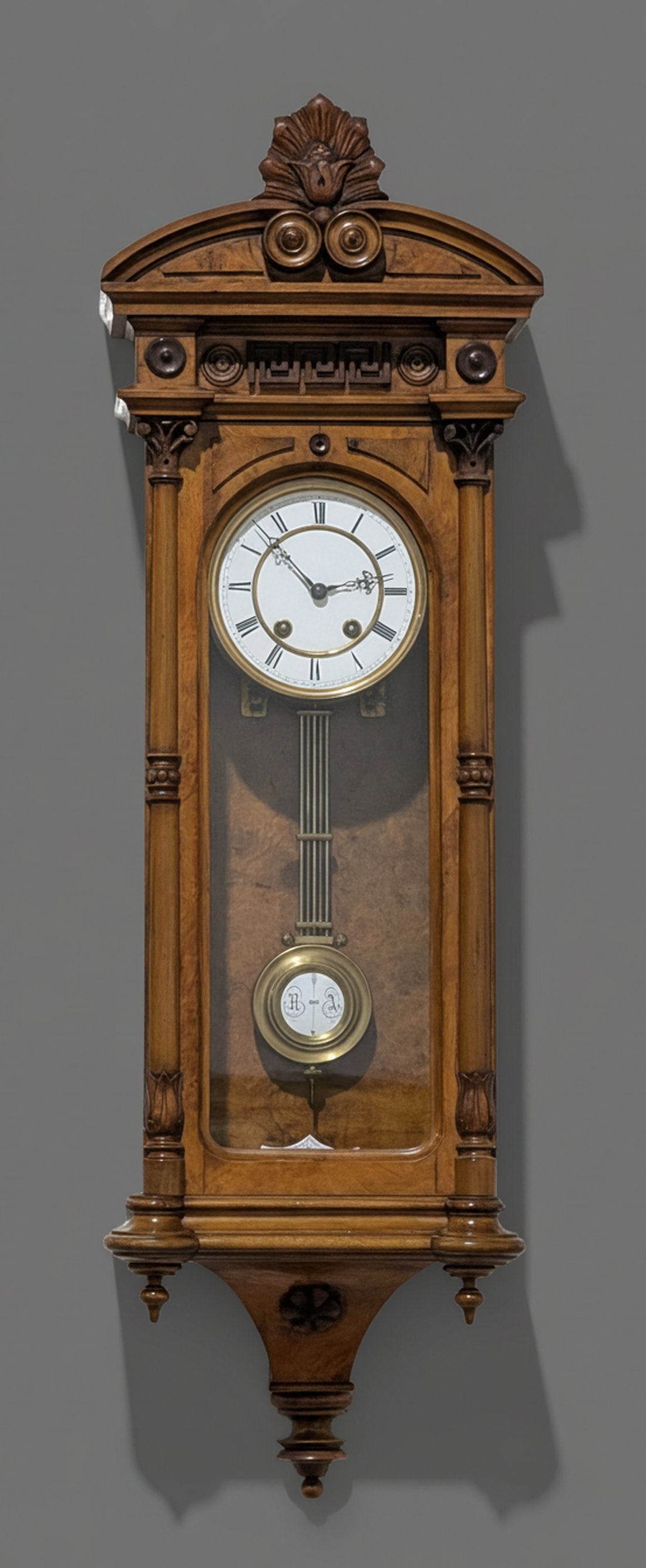 19th century Vienna Regulator Antique Wall Regulator Clock (1 of 5)