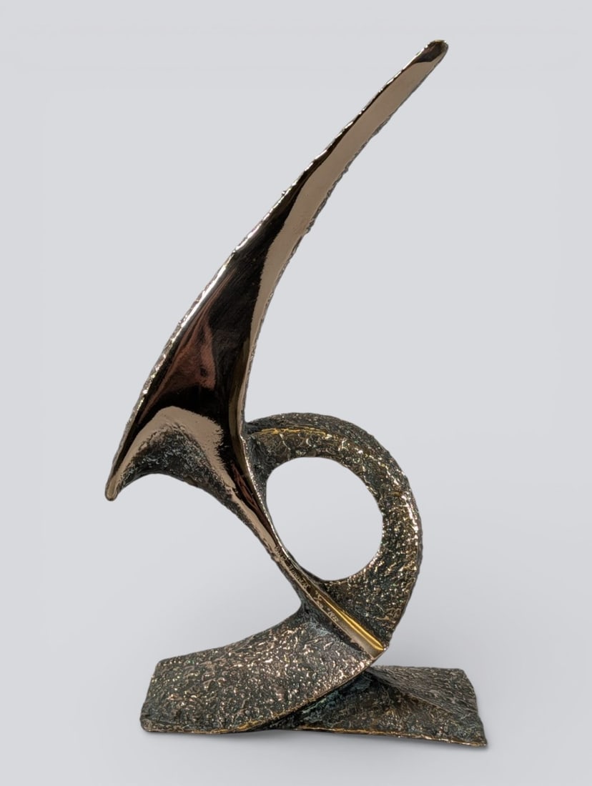 MCM Bob Bennett Small Bronze Abstract 1977 42/100 (1 of 3)